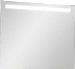 Storke Lucio rechthoekig badkamerspiegel 85 x 65 cm met spiegelverlichting en anti-damp