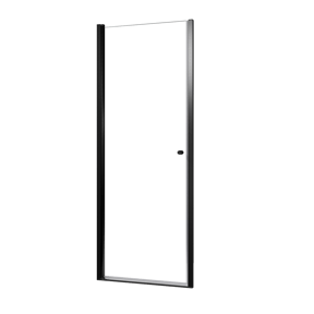 Luca Varess Kuresa douche draaideur 80 x 200 cm helder glas mat zwart profiel