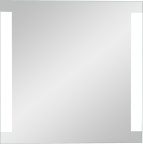 Linie Lunar miroir rectangulaire lumineux 80 x 80 cm