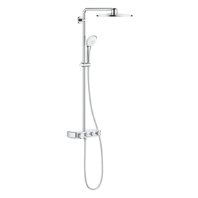 Grohe Euphoria SmartControl System 310 Duo colonne de douche de pluie mitigeur thermostatique Chrome Brillant
