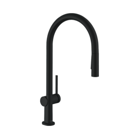Hansgrohe Talis M54 210 2jet robinet de cuisine avec douchette extractible noir mat