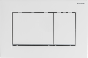 Sigma20 bedieningspaneel Hoogglans Wit voor UP320 of UP720 inbouwreservoir