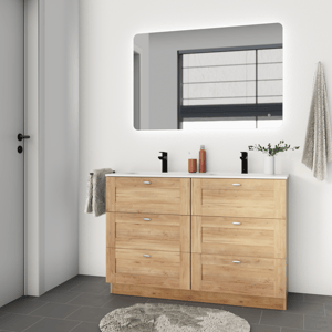 Linie Classo meuble salle de bains avec lavabo Baro