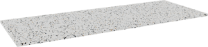 Balmani Stretto enkel of dubbel tablet Bianco Nero terrazzo 150 x 55 cm