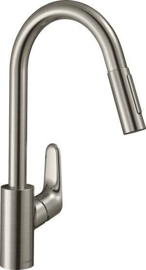 Hansgrohe Focus M41 keukenkraan rvs look