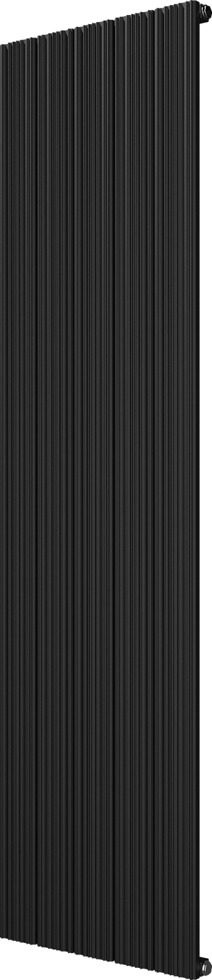Vipera Mares Handtuchheizkörper: 47 x 180 cm, Zentralheizung, Schwarz matt, Seiten- & Mittelanschluss, 1315W