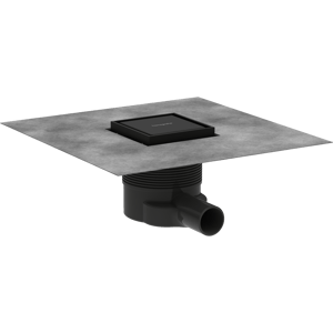 Hansgrohe RainDrain Brillance rigole de douche 10cm Noir Mat