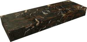 Balmani Nova lave-mains 60 x 20 cm marbre Portoro Gold
