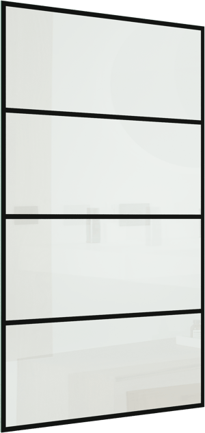 Linie Duschwand Glas: Stripes, 116 x 200 cm