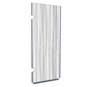 Balmani Modular Panneau en verre et joints pour porte de douche 841 mm Mikado