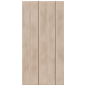 Carruzo Rio keramische Wandfliesen 24 Stück, 5x50cm Crema