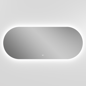 Balmani Cloud Touch ovaal badkamerspiegel 160 x 65 cm met spiegelverlichting en anti-damp