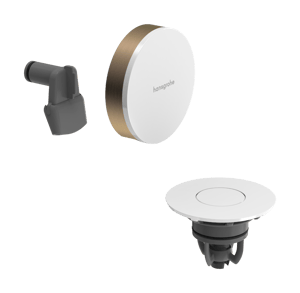 Hansgrohe Exafill set de finition garniture de remplissage, vidage et trop-plein baignoire Brushed Bronze