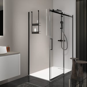 Luca Varess Boltano Eckdusche mit Schiebetür
