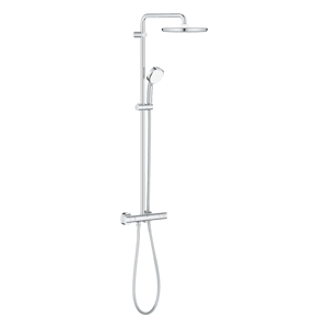 Grohe Tempesta Cosmopolitan System 250 colonne de douche de pluie mitigeur thermostatique Chrome Brillant