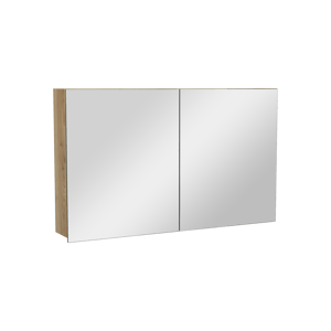 Balmani Lucida spiegelkast 120 x 72 cm ruwe eik