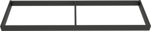 Balmani Lucida socle pour meuble sous-vasque chêne noir 150 x 55 cm