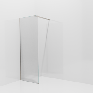Balmani Modular inloopdouche: 80 x 200 cm, Ribs met coating, Brushed CoolMetal profielen