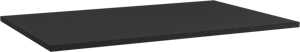 Storke Panton Einzelwaschtischplatte, mattschwarze pulverbeschichtete mdf, 85 x 52 cm