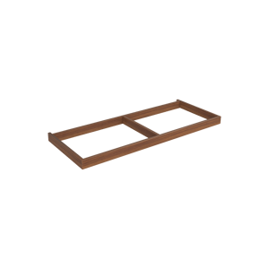 Balmani Lucida socle pour meuble sous-vasque noyer Américain 120 x 55 cm