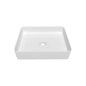 Storke Recta vasque à poser Solid Surface mat rectangulaire 35 x 45 cm