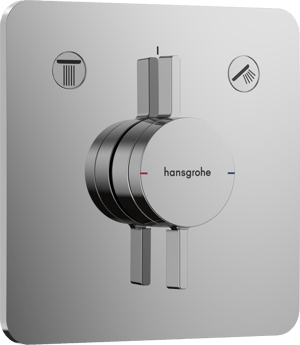 Hansgrohe DuoTurn Q inbouw mengkraan glanzend chroom