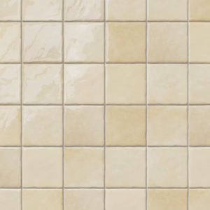 Carruzo Medina keramische Wandfliesen 45 Stück, 10x10cm Crema