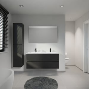 Linie Lado meuble salle de bains avec lavabo Baro