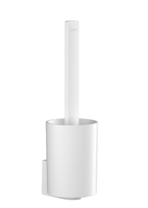 Hansgrohe WallStoris Porte-brosse WC Blanc Mat