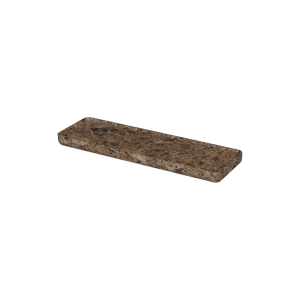 Balmani Tray étagère murale Marbre Dark Emperador 40 x 12 cm