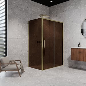 Balmani Senses Design Eckdusche mit Schiebetür