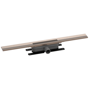 Easy Drain R-Line Clean Color Duschrinne 70cm Brushed Red Gold