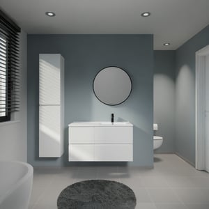 Linie Lado meuble salle de bains avec lavabo Vano
