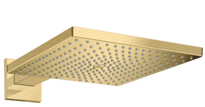Hansgrohe Raindance standaard vierkant regendouchekop Ø30cm Polished Gold Optic