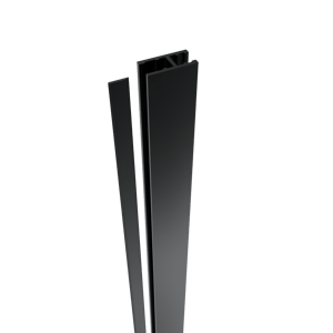 Balmani Modular H-profiel 200 cm zwart