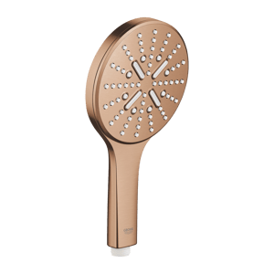 Grohe Rainshower Smartactive 130 Handbrause: 3jet, Brushed Warm Sunset