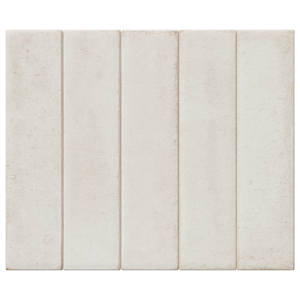 Carruzo Volcan keramische Wandfliesen 32 Stück, 6x25cm Crema