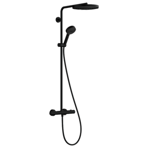 Hansgrohe Pulsify S260 Puro thermostatische kraan regendoucheset mat zwart