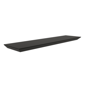 Balmani Mitra Wandregal, schwarz matt, 60 x 16 cm