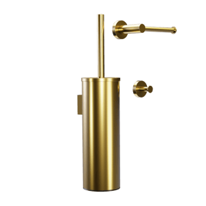 Blaufoss Harmony set d'accessoires de toilette Brushed Gold