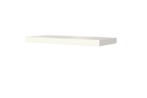 Balmani Stricta étagère murale blanc mat 40 x 15 x 2,5 cm