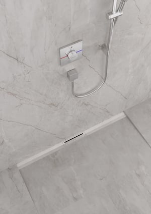 Hansgrohe RainDrain Flex douchegoot afwerkset inkortbaar