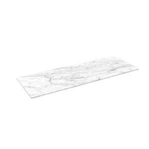 Balmani Stretto tablette simple ou double marbre carrara 150 x 55 cm