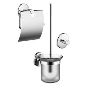 Linie Ecco set d'accessoires de toilette chrome