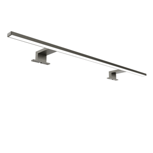Luca Varess Cubico LED luminaire 80 cm Brushed GunMetal