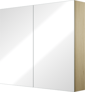 Linie Montro spiegelkast 90 x 75 cm scandinavisch eiken