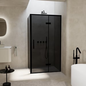Balmani Senses Design douche d'angle avec porte pivotante