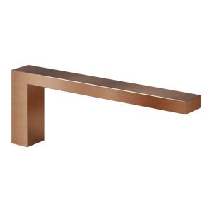 Blaufoss Noma Small handdoekhouder Brushed Rosegold 19cm