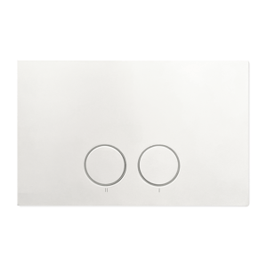 Perleas plaque de commande blanc mat pour Ideal Standard Prosys bâti-support