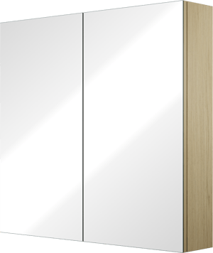 Linie Montro armoire de toilette 80 x 75 cm chêne scandinave